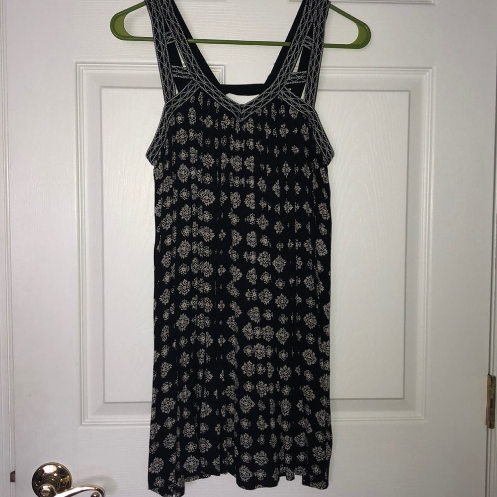 Black patterned sundress